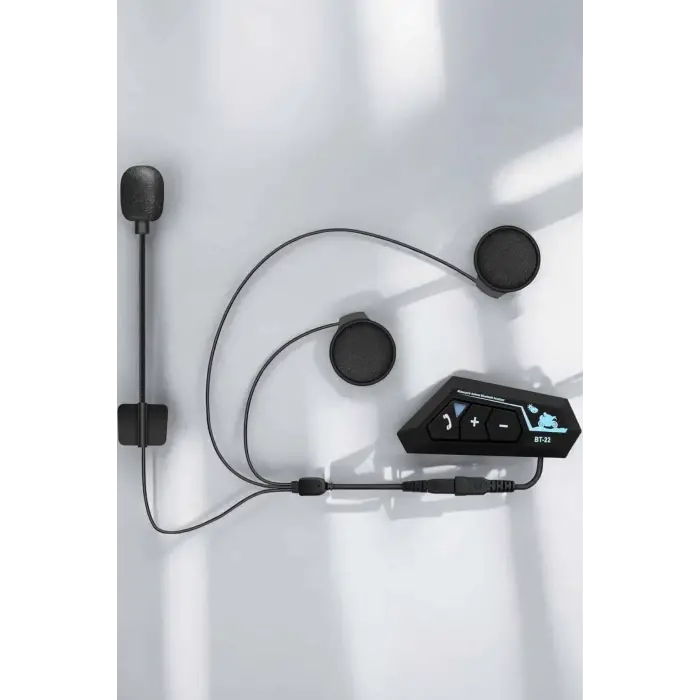 Kask Kulaklığı Motosiklet Intercom Interkom Dinleme Konuşma Özellikli Su Geçirmez
