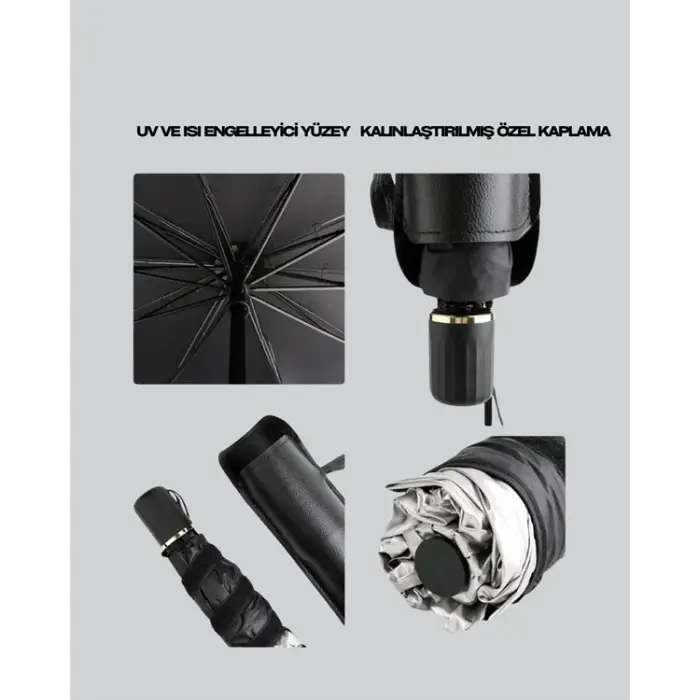 Katlanabilir Araba Güneşliği – UV ve Isı Koruması, Kolay Kurulum Gerektirmez