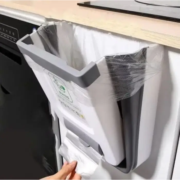 Katlanabilir Mutfak Çöp Kovası Torba Hazneli