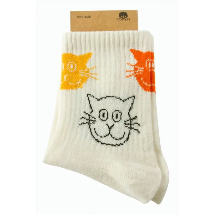 Kedi Kolej Çorap 8*28