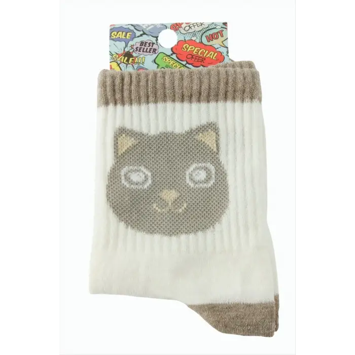 Kedi Kolej Çorap 8*28