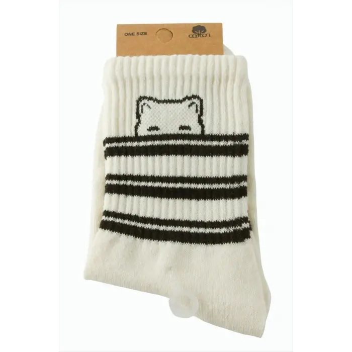 Kedi Kolej Çorap 8*28