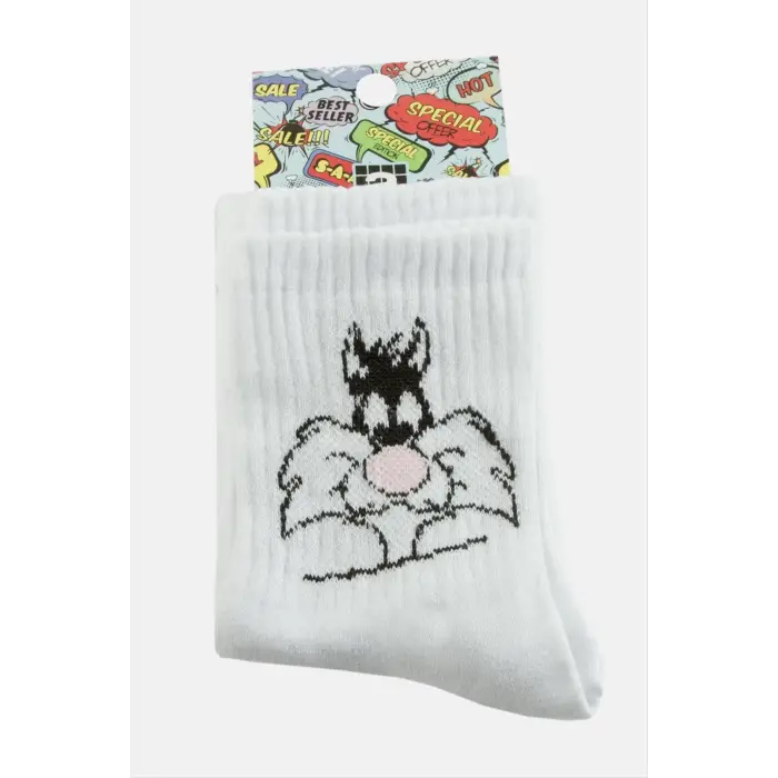 Kedi Kolej Çorap 8*28