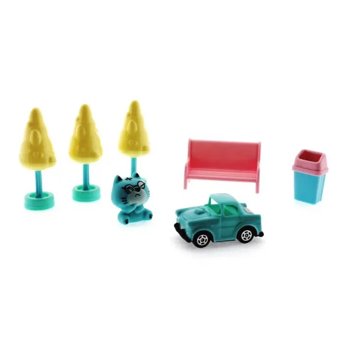 Kedi Şehri Park Figürleri Seti