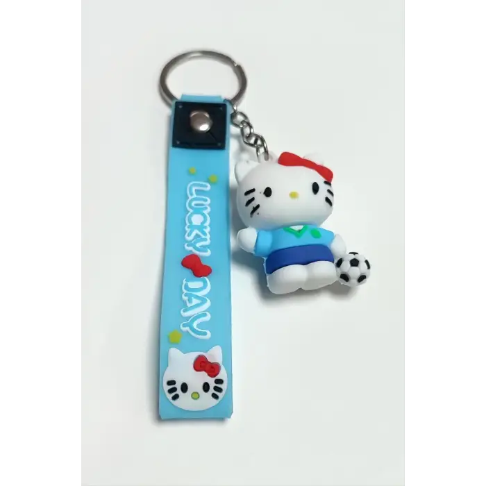 Kedicik Silikon Anahtarlık