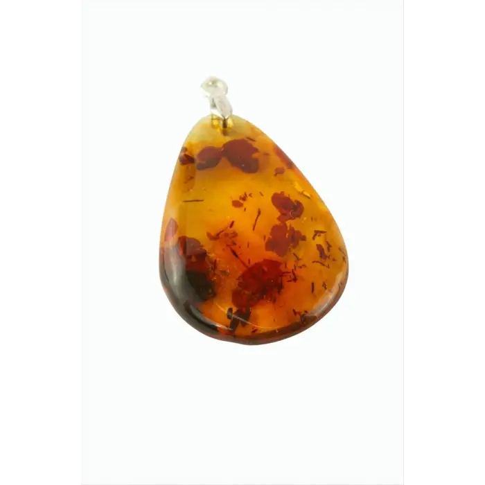 Kehribar Doğaltaş Kolye Ucu 1 Adet