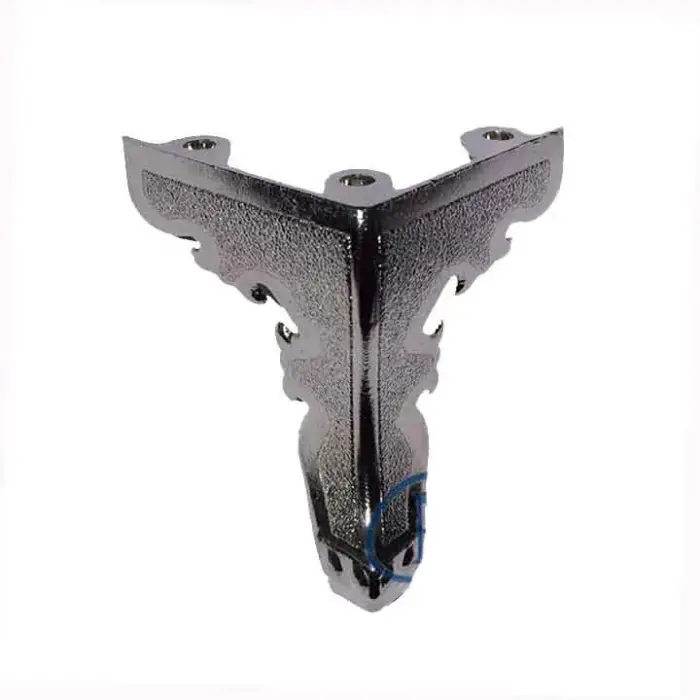 Eco Lounge Kelebek Ahşap, Sunta Sandık Ayağı, Kutu Ayak 5,5 cm - Nikel