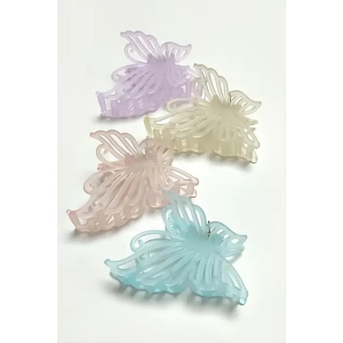 Kelebek Renkli Mandal Toka 8 cm