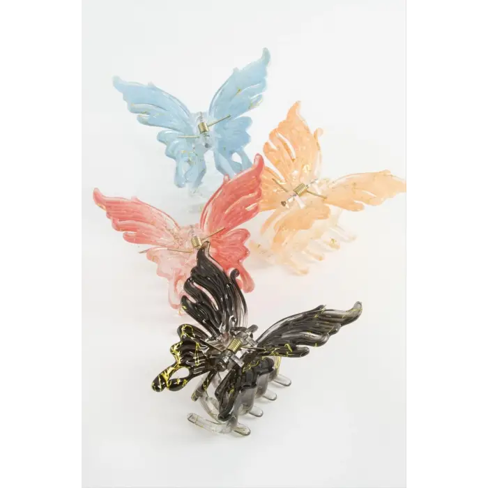 Kelebek Renkli Mandal Toka 9 cm