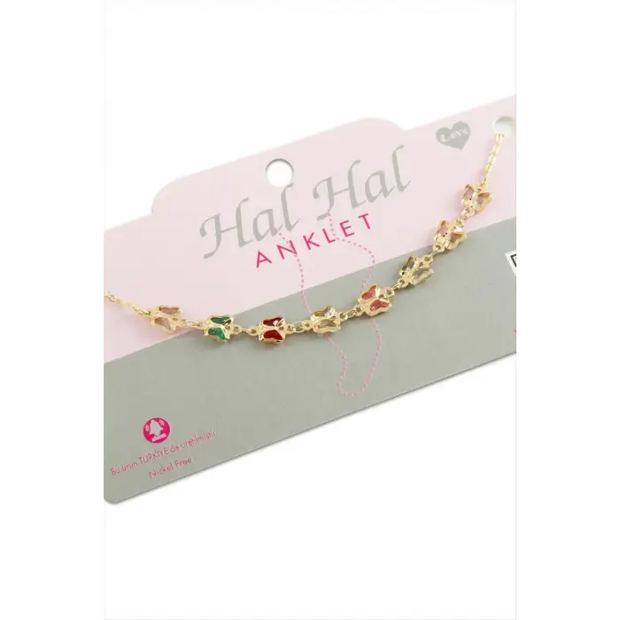 Kelebek Taşlı Halhal