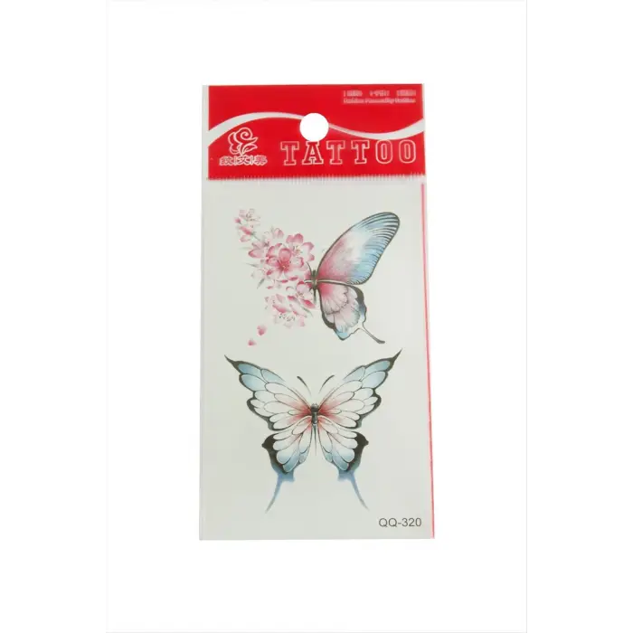Kelebek Tattoo Dövme Sticker