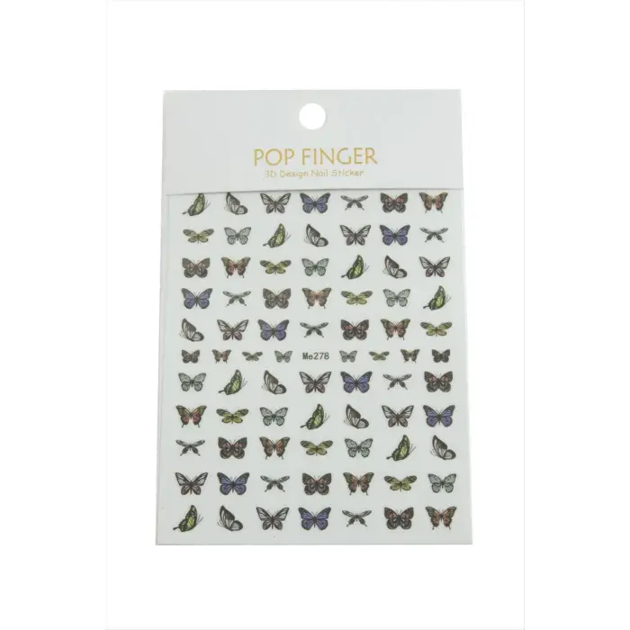 Kelebek Tattoo Dövme Sticker