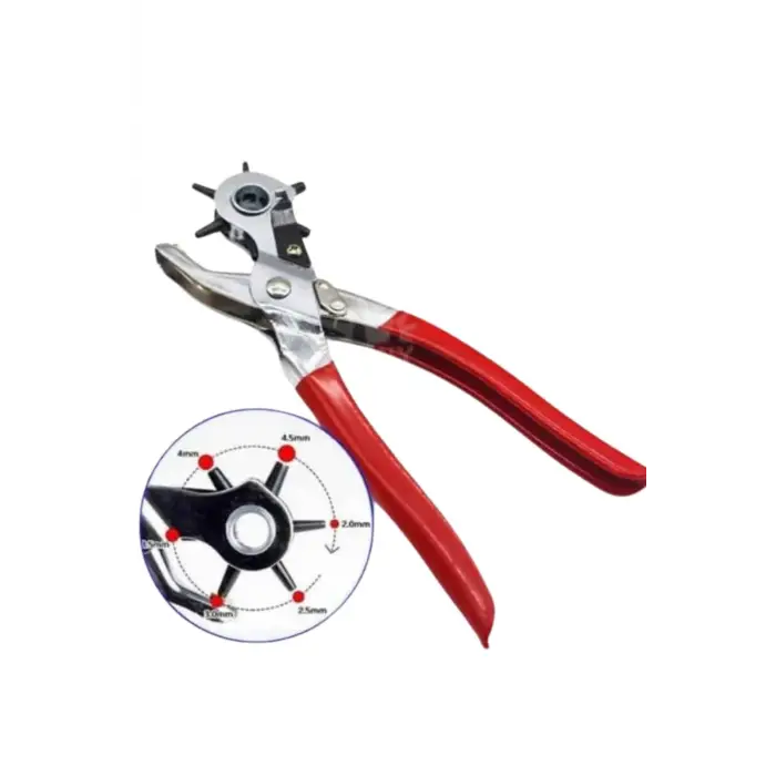 Kemer Delme Makinesi Aleti Kemer Delme Pensi Kumaş Kemer Ayakkabı Deri