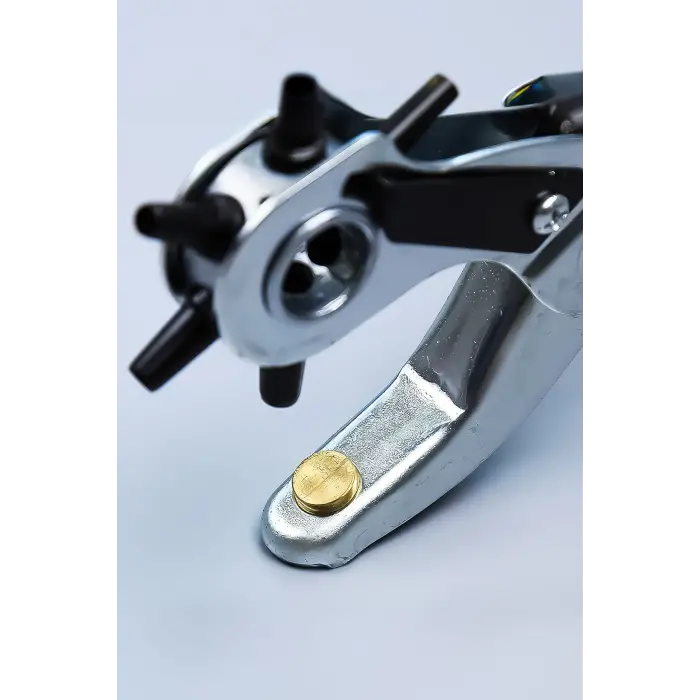 6 Başlıklı Döner Kemer Delme Aleti Metal Delik Açıcı Pense, Deri Kanvas Kemer Delme Makinesi