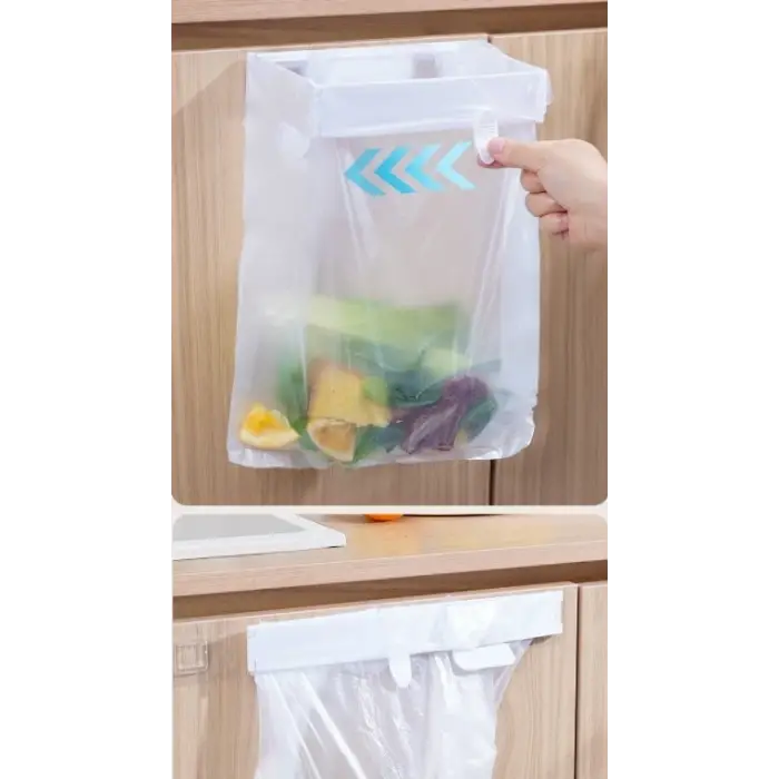 Kendinden Yapışkanlı Katlanabilir Çöp Poşeti Tutucu At