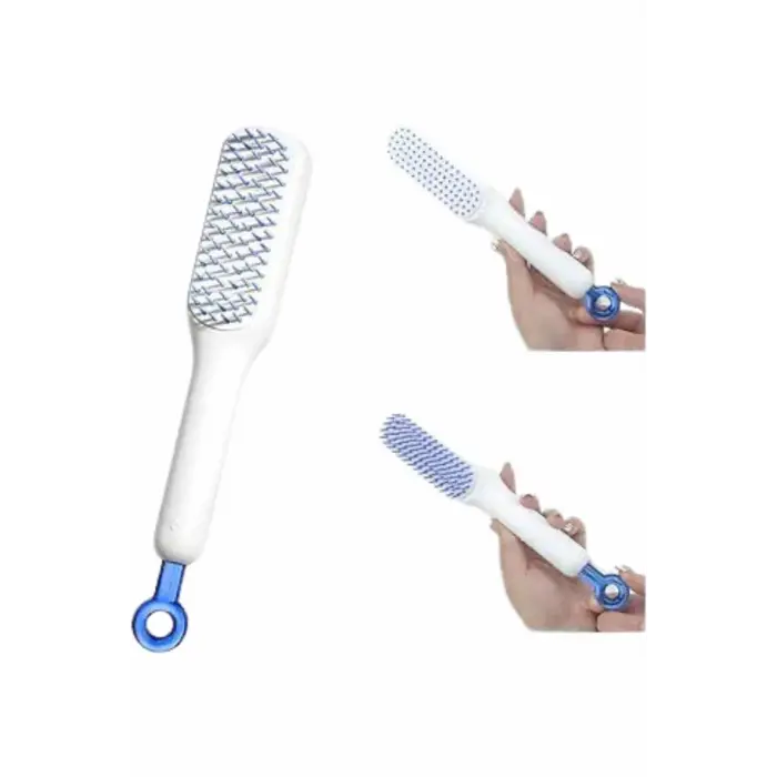 Kendini Temizleyen Tarak Fırça Geri Çekilebilir Evcil Hayvana Uygun Sıkı Dişli