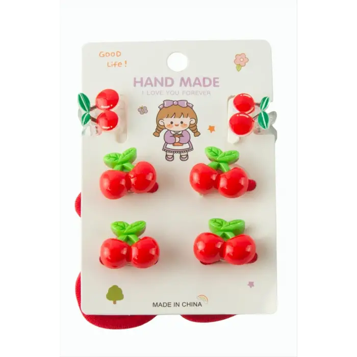 Kiraz Mandal Havlu Toka 6 Adet