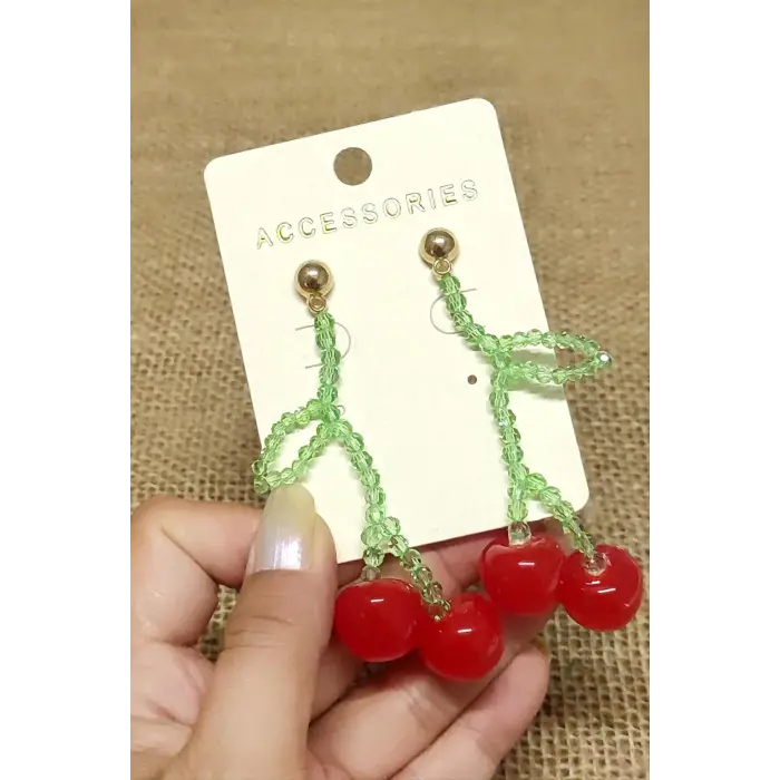 Kiraz Zr Model Küpe