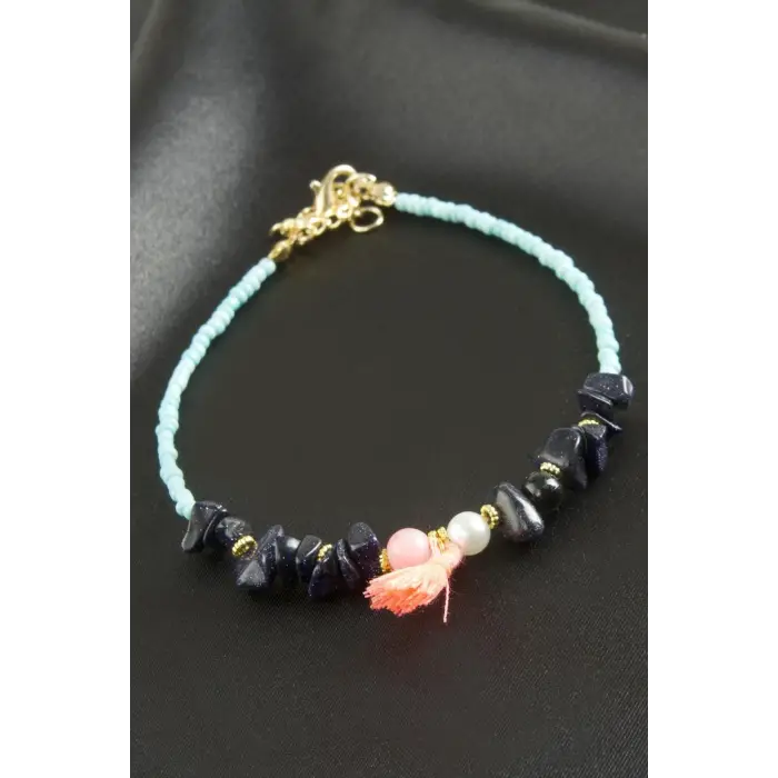 Kırık Doğaltaş Miyoki Boncuk Bileklik