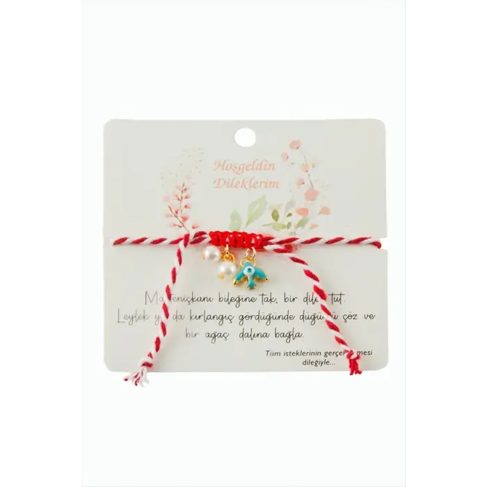 Kırlangıç İnci Marteniçka İp Bileklik