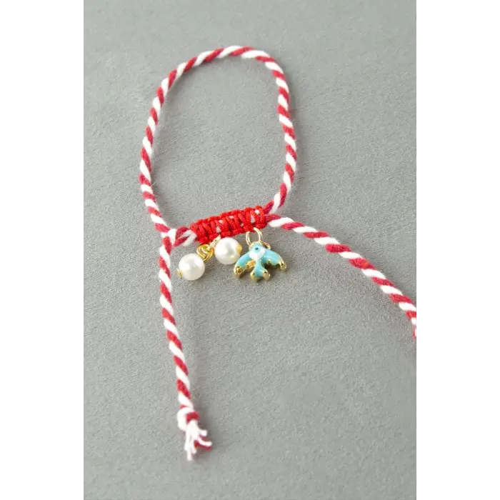 Kırlangıç İnci Marteniçka İp Bileklik