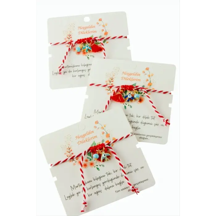 Kırlangıç Kristal Marteniçka İp Bileklik