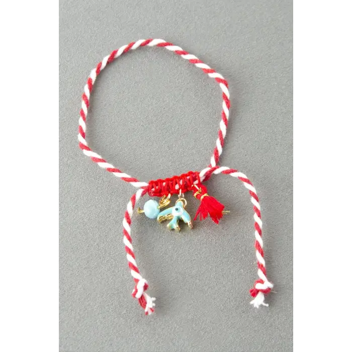 Kırlangıç Kristal Marteniçka İp Bileklik