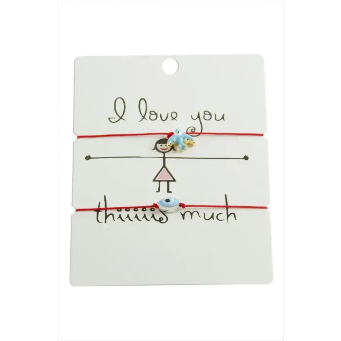 Kırlangıç Nazar İp Bileklik 2 Adet