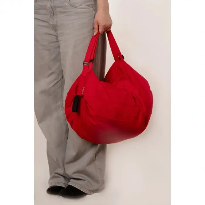 Kırmızı Katlanabilir Seyahat Çantası