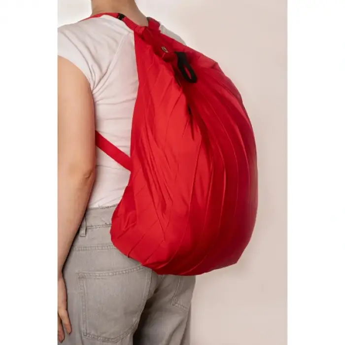 Kırmızı Katlanabilir Seyahat Çantası