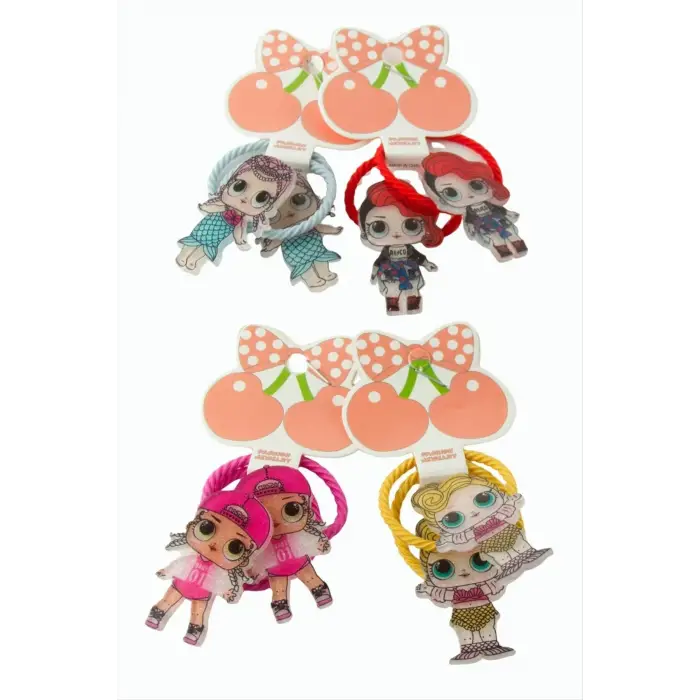 Kız Çocuk Lastikli Toka 2 Adet