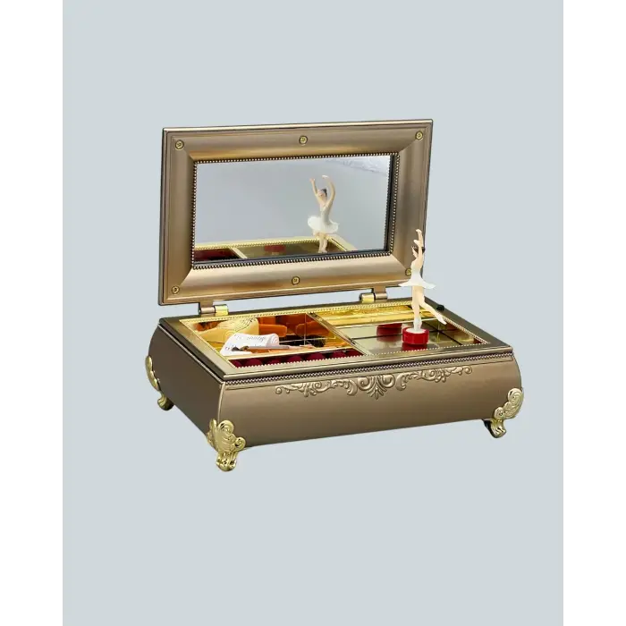 Kız Çocuk Oyuncak Piyano Görünümlü Balerinli Müzik Kutusu