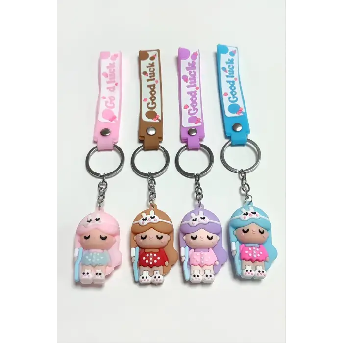 Kız Çocuk Silikon Anahtarlık