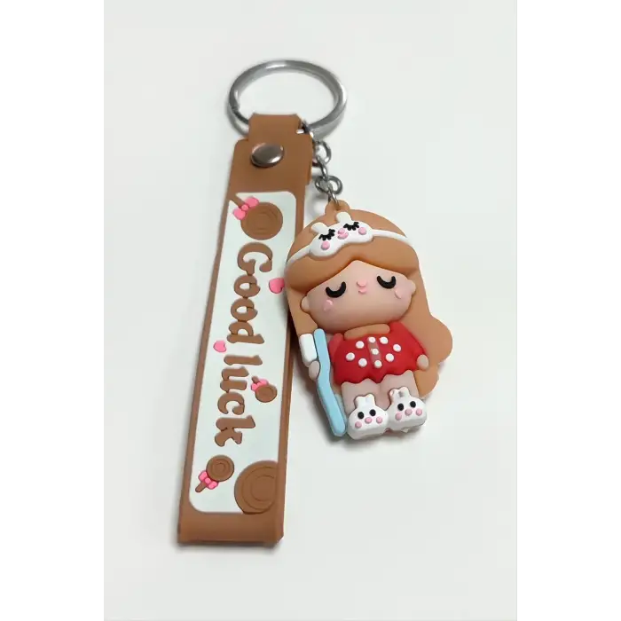 Kız Çocuk Silikon Anahtarlık