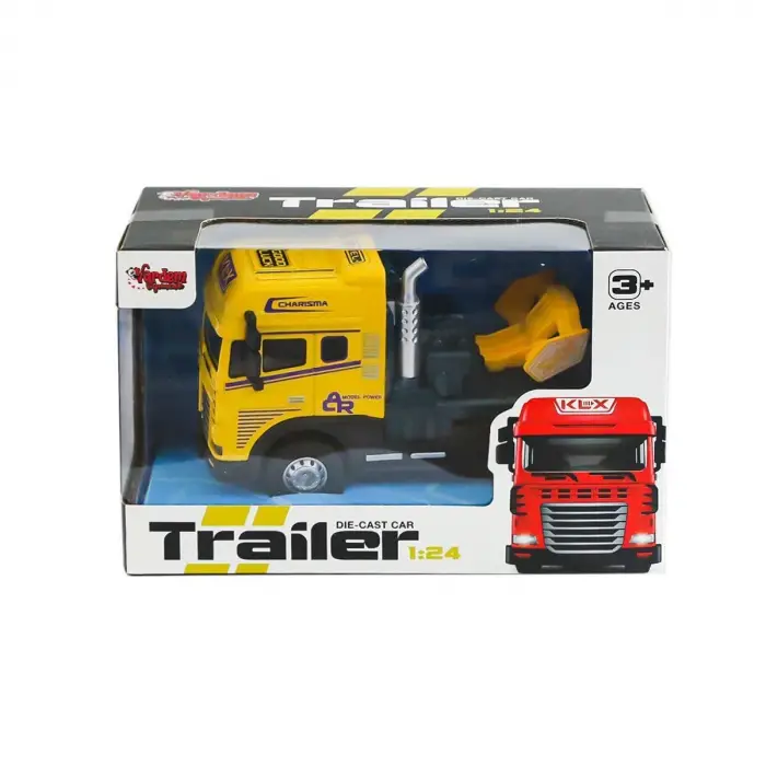 KLX600-344 Sürtmeli Işıklı Müzikli Çekici Tır Kafası 1:24