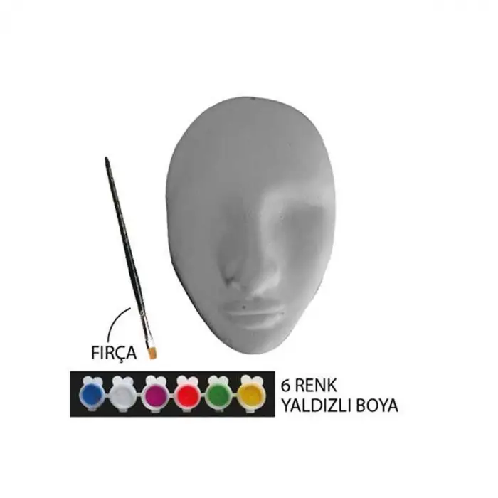 KM5308 Karton Maske Boyama Seti