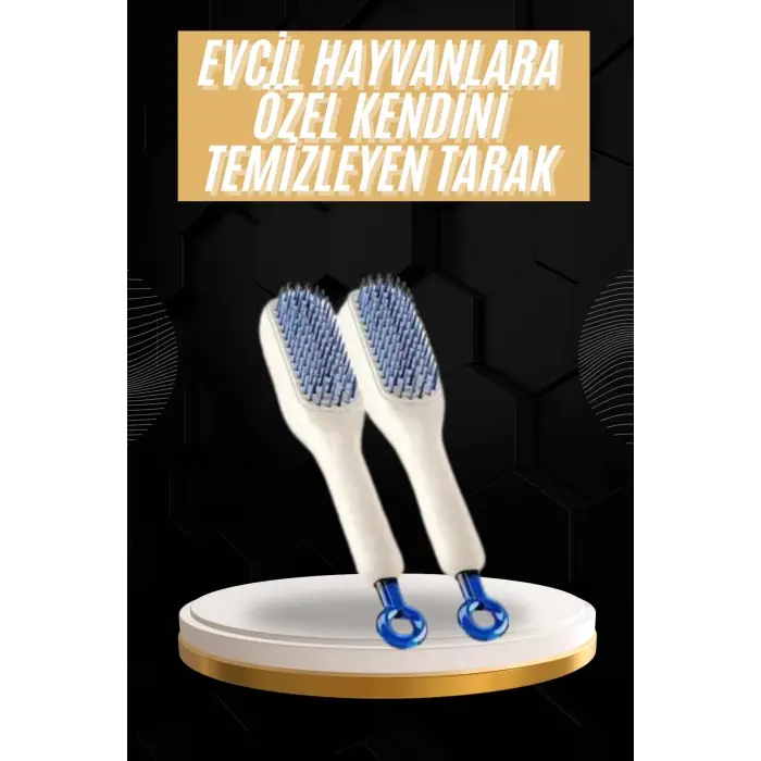 Kolay Temizlenen Fırçası Evcil Hayvanlara Özel Tüy Temizleme
