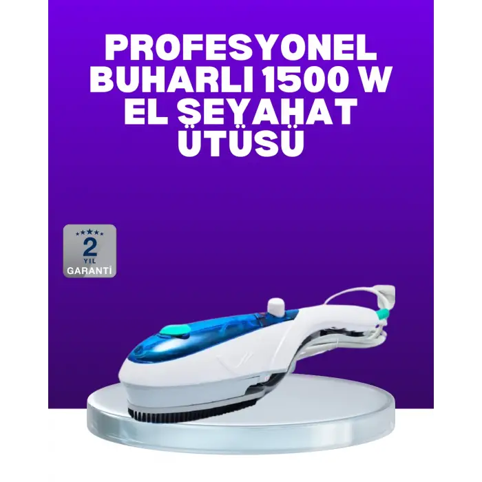 Kompakt Seyahat Tipi Buharlı Ütü Pratik Kırışıklık Açıcı