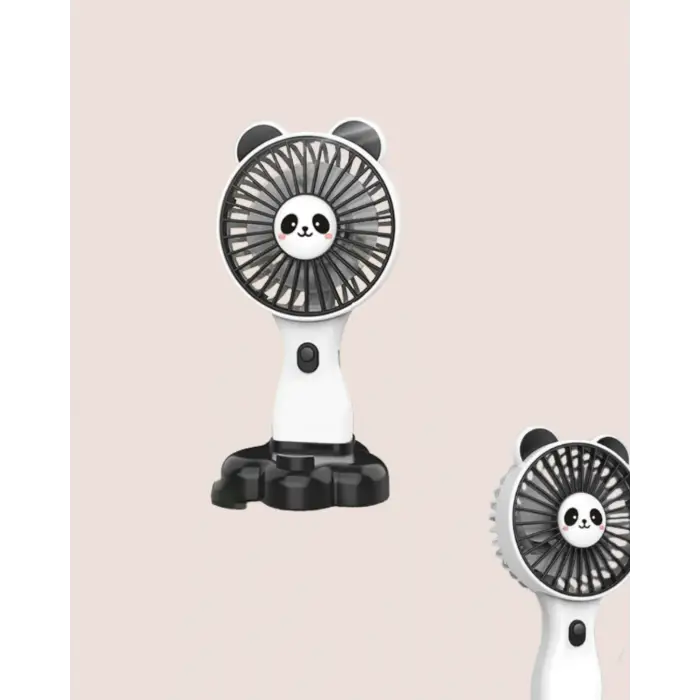 Kompakt Tasarımlı USB Şarjlı Mini Fan – Hayvan Figürlü Vantilatör