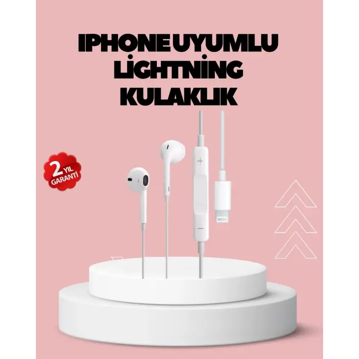 Konforlu Ergonomik Kare Tasarımlı Müzik ve Çağrı Kulaklığı