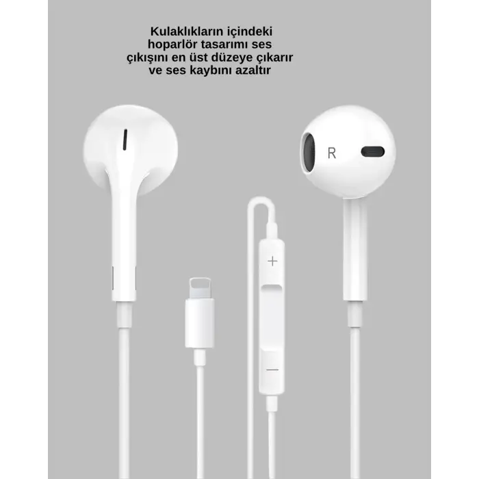 Konforlu Ergonomik Kare Tasarımlı Müzik ve Çağrı Kulaklığı