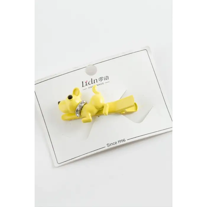 Köpek Taşlı Pens Toka