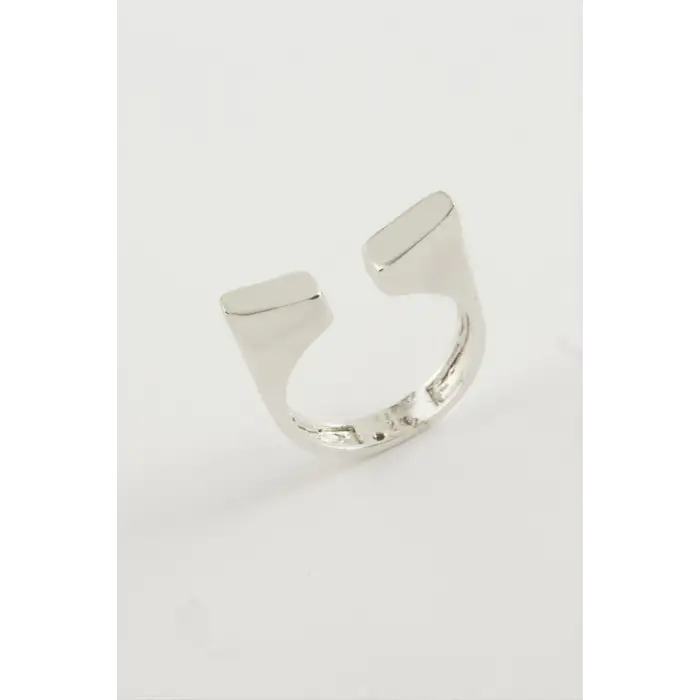 Köşeli Metal Yüzük