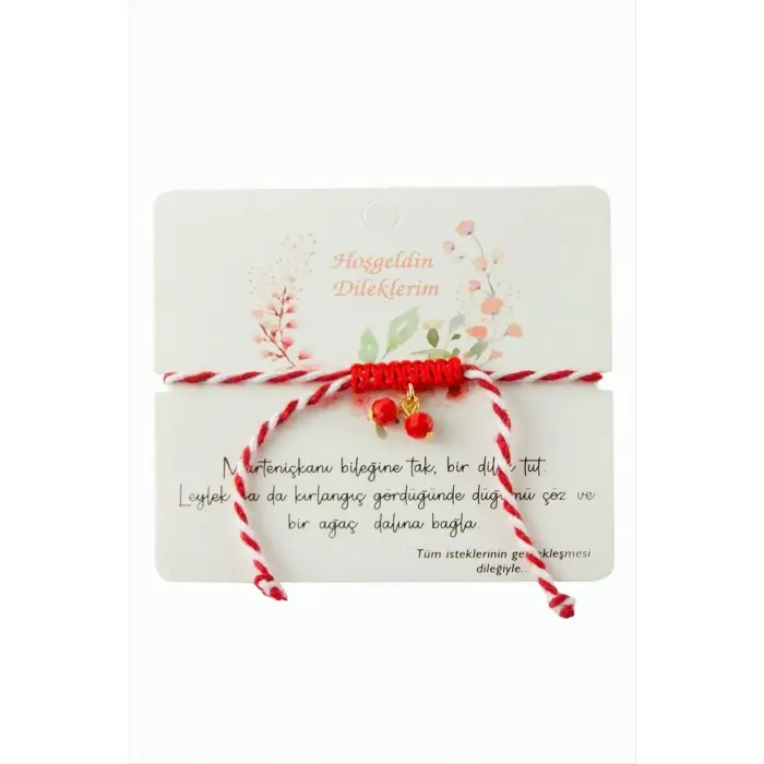 Kristal Marteniçka İp Bileklik