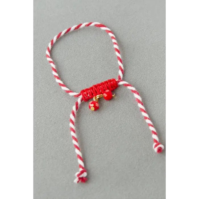 Kristal Marteniçka İp Bileklik