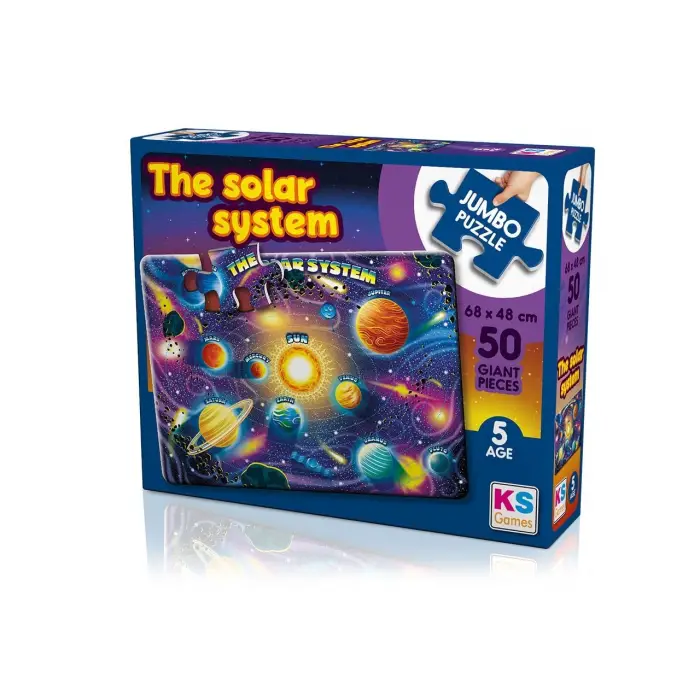 KS Jumbo Puzzle 50 Parça Planets Of Solar System Gezegenler