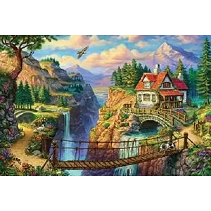 KS Puzzle 500 Parça House On The Cliff