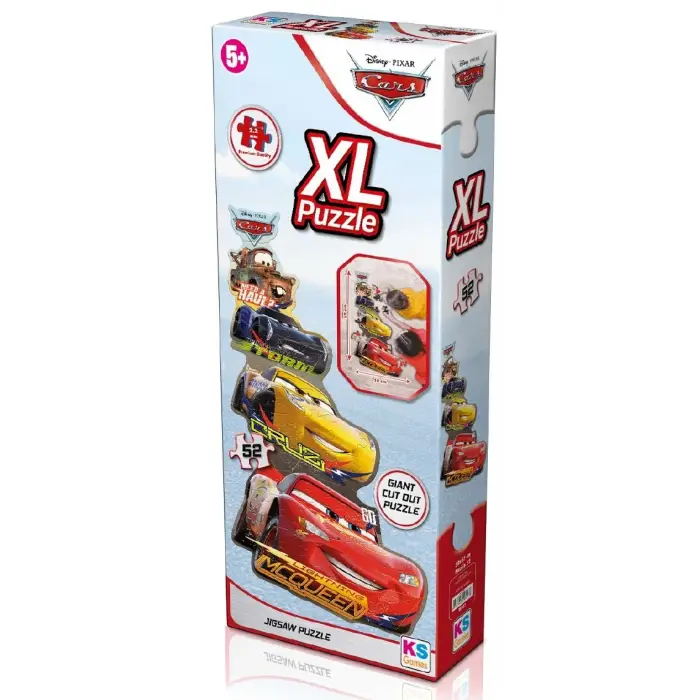KS Puzzle 52 Parça Cars XL  Çerçevesiz