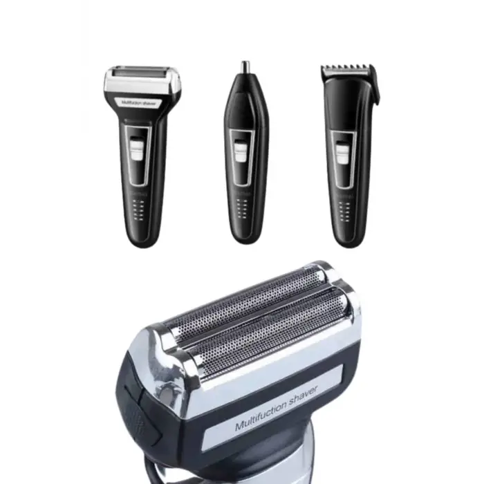 Kulak Burun Kıl Kesme Ense Yanak Tıraş Seti 3 Başlıklı Profesyonel