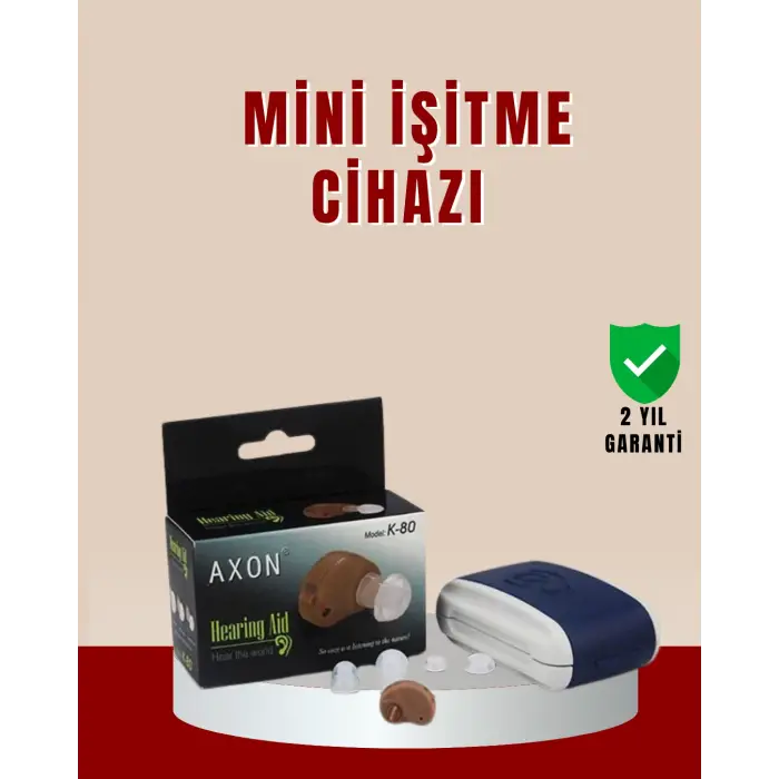 Kulak İçi Ergonomik İşitme Destek Cihazı